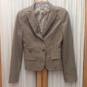 Benetton Skirt Blazer Suit Size 4